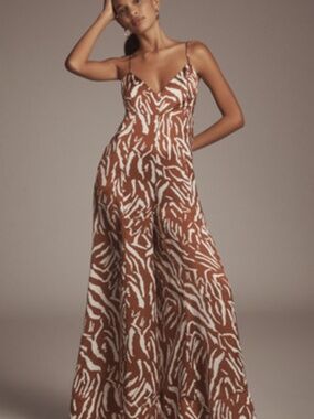 Anthropologie Bishop + Young Nora Wide-Leg Jumpsuit XS